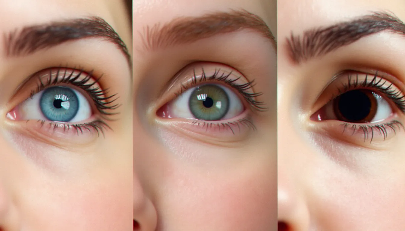 Comparaison des trois principaux types de cernes sur différents tons de peau — vasculaires, pigmentaires et creux — photographiés en lumière naturelle clinique pour illustrer leurs différences visuelles